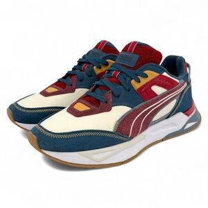 Puma Men's Mirage Sport P. Uni Ivory China Blue Red Sneakers Size 10